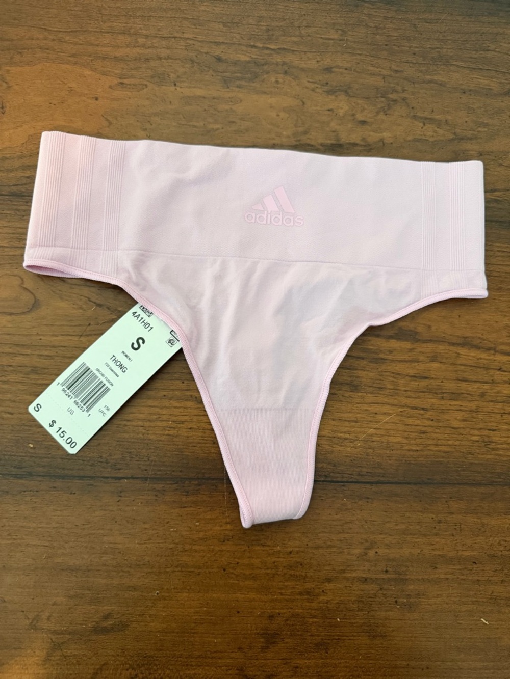 adidas Light Pink thong size S